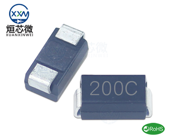 P4SMA200CA參數,TVS二極管P4SMA200CA瞬態(變)抑制二極管